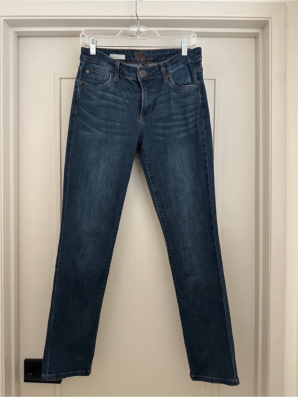 Kut from the Kloth Dark Blue Boyfriend Straight Leg Jeans